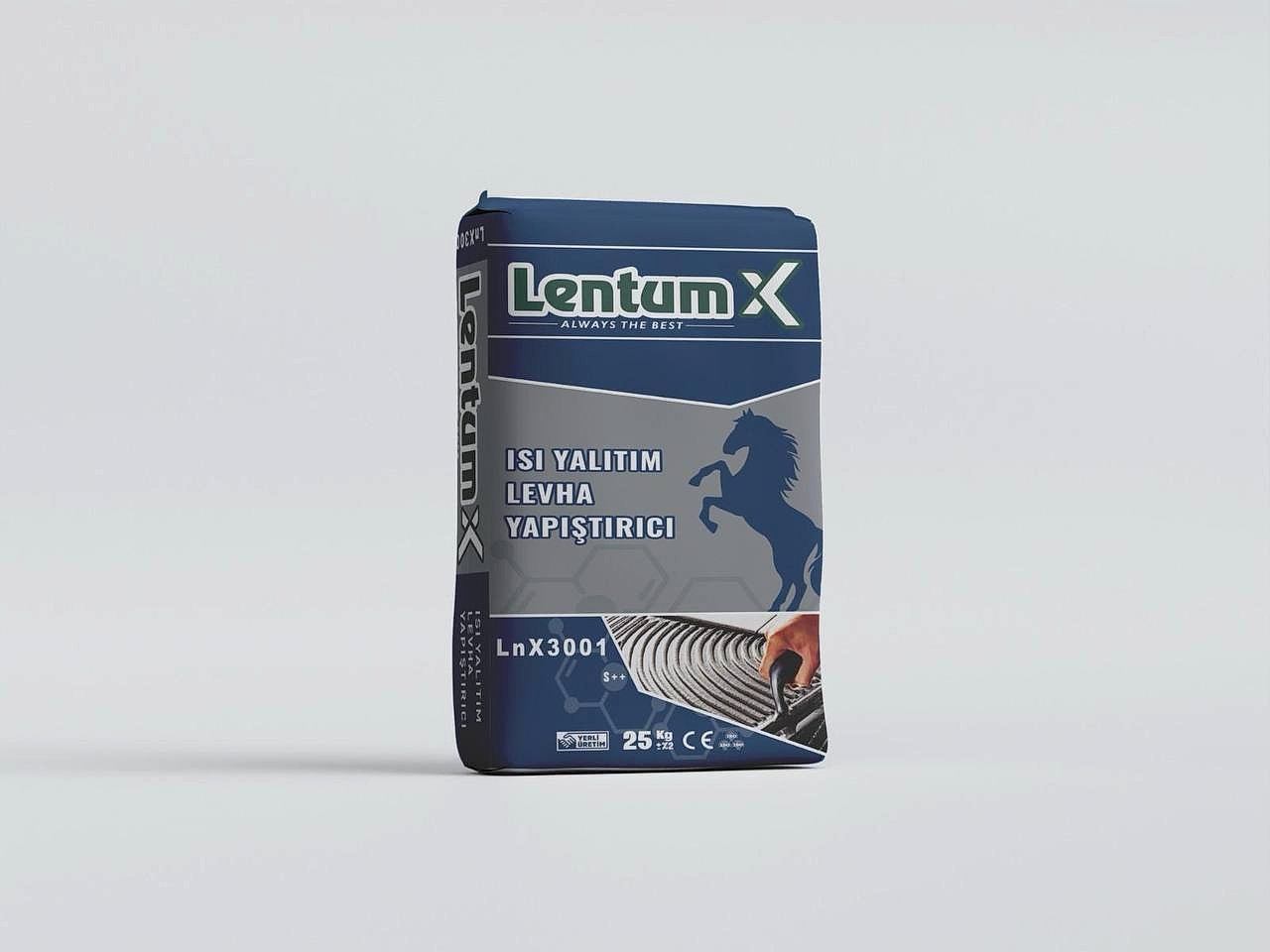 LentumX Isı Yalıtım Levha Yapıştırma Harcı LnX3001