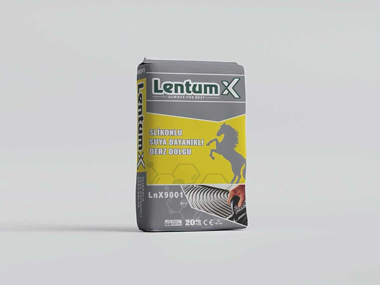 LentumX Silikonlu Derz Dolgu LnX9001 Beyaz